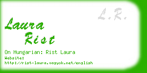 laura rist business card